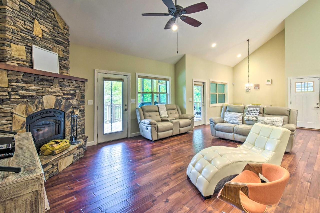 Cozy Riverside Dahlonega Home With Kayaks And Fire Pit Экстерьер фото