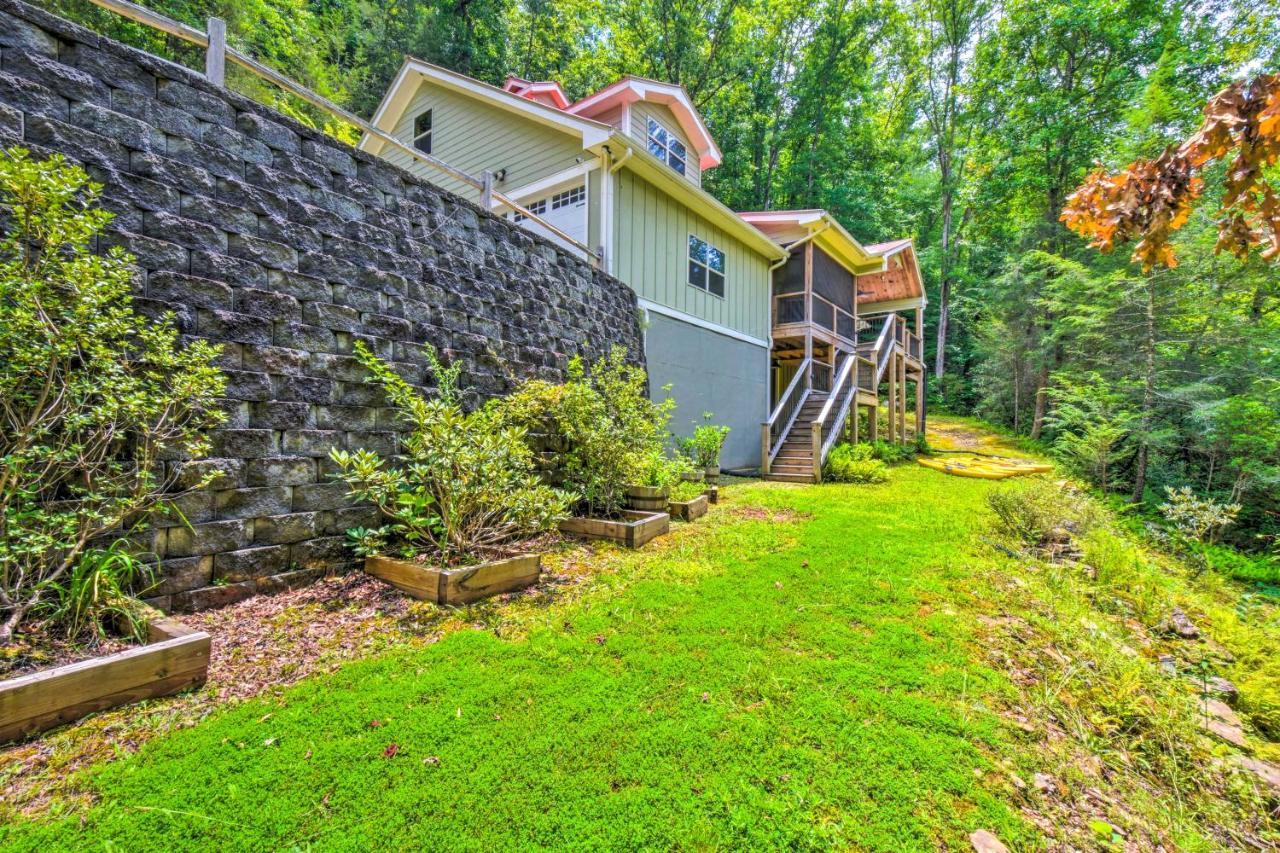 Cozy Riverside Dahlonega Home With Kayaks And Fire Pit Экстерьер фото